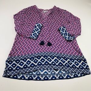 Tommy Bahamas Women Blouse Size Large Boho